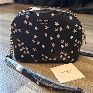 Kate Spade Black Star-Embellished Crossbody Bag